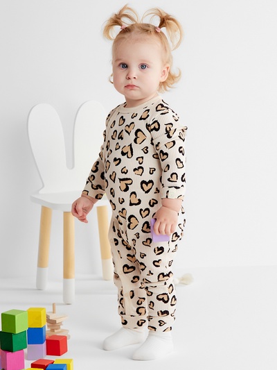 Комбинезон детский «Крошка Я» Leo love, рост 80-86 см, 9096438