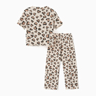 Пижама детская (футболка и брюки) KAFTAN Leo love размер 30 (98-104см) - Фото 10