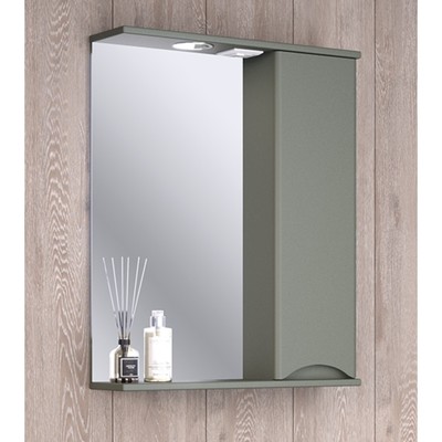 Зеркало-шкаф для ванной комнаты "Афина 60" правый, 16 х 60 х 75 см