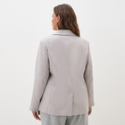 Пиджак женский двубортный MIST plus-size, р.60, бежевый - Фото 4