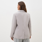 Пиджак женский двубортный MIST plus-size, р.56, бежевый 10060152 - фото 12095498