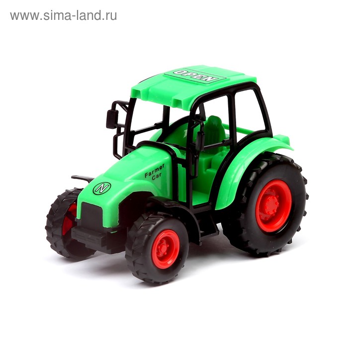 Трактор инерционный "Фермер", цвета МИКС - Фото 1