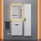 Тумба подвесная Uperwood, под раковину Uperwood Modul 50, цвет белый матовый/графит - Фото 5