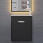 Тумба подвесная Uperwood, под раковину Uperwood Modul 50, цвет чёрный матовый - Фото 2