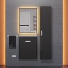 Тумба подвесная Uperwood, под раковину Uperwood Modul 50, цвет чёрный матовый - Фото 4