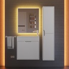 Тумба под раковину Uperwood Modul, 60 см, подвесная, матовая, белая - Фото 7