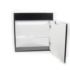 Тумба под раковину Uperwood Modul, 60 см, подвесная, матовая, черная - Фото 9