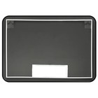 Зеркало для ванной Uperwood Modul, 60х80 см, бесконтактный сенсор, черное, холодная подсветка - Фото 3