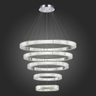 Люстра подвесная St Luce. SL1622.113.05. Tivoli. 1х285 Вт, LED, 4000K, 17100 Lm, 120х120х100 см, цвет хром - Фото 4