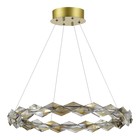 Люстра подвесная St Luce. SL6009.203.01. Diamanta. 1х30 Вт, LED, 3000K, 2250 Lm, 60х60х200 см, цвет хром - Фото 2