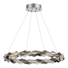 Люстра подвесная St Luce. SL6009.103.01. Diamanta. 1х30 Вт, LED, 3000K, 2250 Lm, 60х60х200 см, цвет золотистый - Фото 1