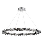 Люстра подвесная St Luce. SL6009.113.01. Diamanta. 1х30 Вт, LED, 3000K, 2250 Lm, 80х80х200 см, цвет золотистый - Фото 2