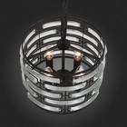 Люстра подвесная St Luce. SL665.403.04. Chiarezza. 6х40 Вт, E14, 29,5х29,5х23,3 см, цвет чёрный - Фото 8