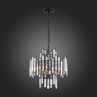 Люстра подвесная St Luce. SL665.443.06. Chiarezza. 6х40 Вт, E14, 36х36х55 см, цвет чёрный - Фото 5