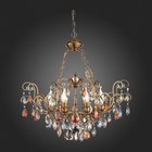 Люстра подвесная St Luce. SL421.303.08. Vianeta. 8х40 Вт, E14, 68,5х68,5х64,8 см, цвет бронза - Фото 3