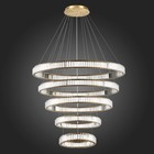 Люстра подвесная St Luce. SL1622.313.05. Tivoli. 1х285 Вт, LED, 4000K, 17100 Lm, 120х120х100 см, цвет латунь - Фото 4