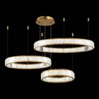 Люстра подвесная St Luce. SL1622.313.03. Tivoli. 1х122 Вт, LED, 4000K, 10370 Lm, 130х120х25 см, цвет латунь - Фото 3