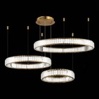 Люстра подвесная St Luce. SL1622.313.03. Tivoli. 1х122 Вт, LED, 4000K, 10370 Lm, 130х120х25 см, цвет латунь - Фото 4