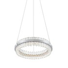 Светильник подвесной St Luce. SL383.103.01. Cherio. 1х34 Вт, LED, 3000K, 1983 Lm, 46х46 см, цвет хром - Фото 5