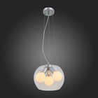 Светильник подвесной St Luce. SL512.103.03. Uovo. 3х60 Вт, E27 Globe, 30х30х20 см, цвет хром - Фото 8