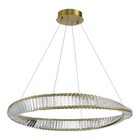 Светильник подвесной St Luce. SL6204.321.01. Ritorto. 1х58 Вт, LED, 4000K, 4930 Lm, 100х100х100 см, цвет латунь - Фото 2