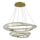 Светильник подвесной St Luce. SL6204.301.02. Ritorto. 1х52 Вт, LED, 4000K, 4420 Lm, 60х60х120 см, цвет латунь - Фото 2