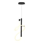 Светильник подвесной St Luce. SL6102.403.16. Sagrato. 1х16 Вт, LED, 3000K, 1440 Lm, 27х27х63 см, цвет чёрный - Фото 1