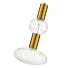 Светильник подвесной St Luce. SL6117.223.02. Tacche. 2х3 Вт, LED, 3000K, 480 Lm, 18х18х34 см, цвет латунь - Фото 3