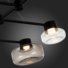 Светильник подвесной St Luce. SL6005.403.08. Vallo. 8х3 Вт, LED, 3000K, 1320 Lm, 138х70 см, цвет чёрный - Фото 7