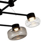 Светильник подвесной St Luce. SL6005.403.08. Vallo. 8х3 Вт, LED, 3000K, 1320 Lm, 138х70 см, цвет чёрный - Фото 10