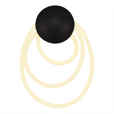 Светильник настенный St Luce. SL6102.411.30. Sagrato. 1х30 Вт, LED, 3000K, 2700 Lm, 35х49 см, цвет чёрный