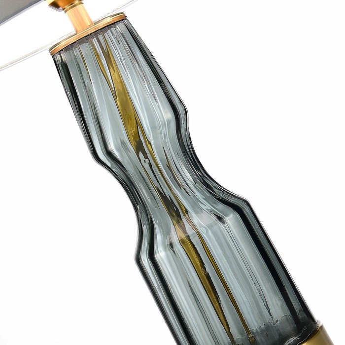 Прикроватная лампа St Luce. SL1005.104.01. Saya. 1х40 Вт, E27, 35х35х72 см, цвет дымчатый, латунь - фото 1928451802