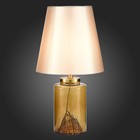 Прикроватная лампа St Luce. SL1000.204.01. Ande. 1х40 Вт, E27, 25х25х46 см, цвет коньячный - Фото 5