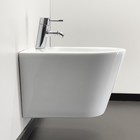 Биде подвесное Comforty 105BD, с переливом, отверстие под смеситель, белый - фото 13941607