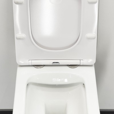 Унитаз подвесной Comforty 106, безободковый, дюропласт softclose тонкое, быстросъёмное