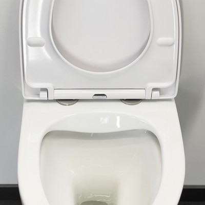 Унитаз подвесной Comforty 107, безободковый, дюропласт softclose тонкое, быстросъёмное