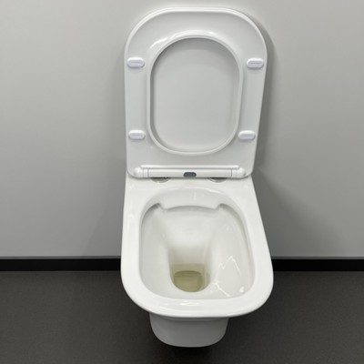Унитаз подвесной Comforty 110, безободковый, дюропласт softclose тонкое, быстросъёмное