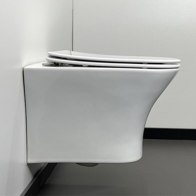 Унитаз подвесной Comforty 110, безободковый, дюропласт softclose тонкое, быстросъёмное