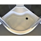 Душевая кабина Comforty 300, серое стекло, задняя чёрная стеклянная панель, 90х90х215 см - Фото 2