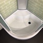 Душевая кабина Comforty 300, стекло крезет, задняя стеклянная панель крезет, 90х90х215 см - Фото 3
