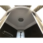 Душевая кабина Comforty 304GG, серое стекло, задняя чёрная стеклянная панель, 90х90х215 см - Фото 4