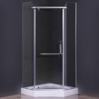 Душевое ограждение Comforty 31N, прозрачное стекло, с поддоном, 90х90х200 см - Фото 1