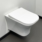Сиденье Comforty 2134 для унитаза 110, дюропласт softclose тонкое, быстросъёмное - Фото 1