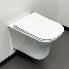 Сиденье Comforty 2134 для унитаза 110, дюропласт softclose тонкое, быстросъёмное