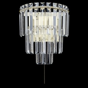 Светильник накладной Citilux «Фонда» CL303323, 25х28 см, 2х60Вт, E14, цвет коричневый
