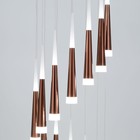 Светильник подвесной Citilux «Вегас» CL227143, 45х45х50 см, 14х7Вт, LED, цвет коричневый - Фото 5