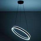 Светильник подвесной Citilux «Дуэт» CL719501, 50х50х17 см, 1х53Вт, LED, цвет черный - Фото 5