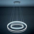 Светильник подвесной Citilux «Дуэт» CL719640, 60х60х17 см, 1х108Вт, LED, цвет белый - Фото 8