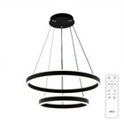 Светильник накладной Citilux «Дуэт» CL719641, 60х60х17 см, 2х54Вт, LED, цвет черный - фото 301312092