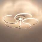 Люстра потолочная Citilux «Джемини» CL229251E, 60х60х13 см, 5х12Вт, LED, цвет серый - Фото 7